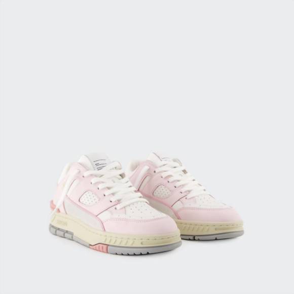 NEW AXEL women's area lo sneakers in pink & white - Picture 2 of 4
